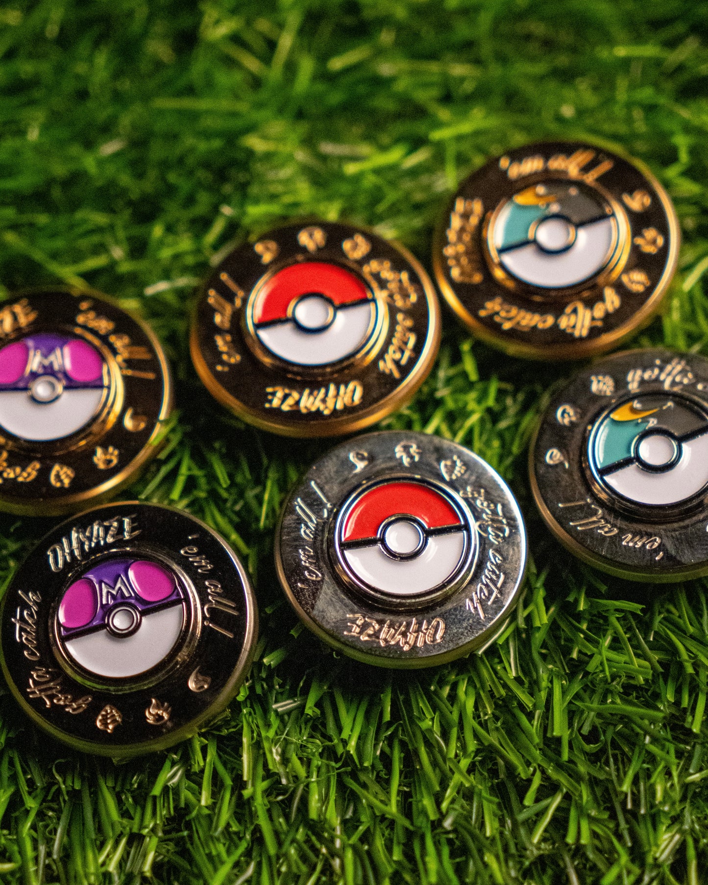 Capsule Hat Clips (GOLD)