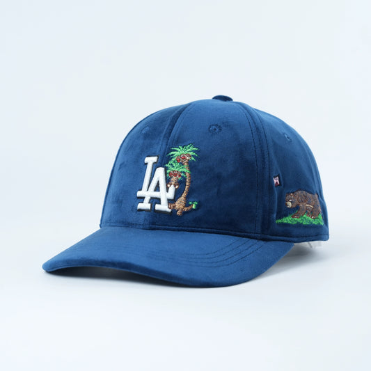 Blue Tropical Palm Tree Premium Hat [READY TO SHIP]